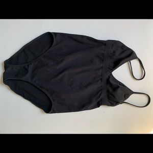 Uniqlo U one piece black swimsuit 2019 collection